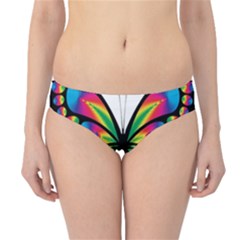 Abstract Animal Art Butterfly Hipster Bikini Bottoms by Simbadda