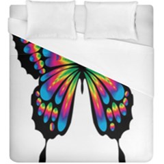 Abstract Animal Art Butterfly Duvet Cover (king Size) by Simbadda