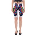 Abstract Animal Art Butterfly Yoga Cropped Leggings View1