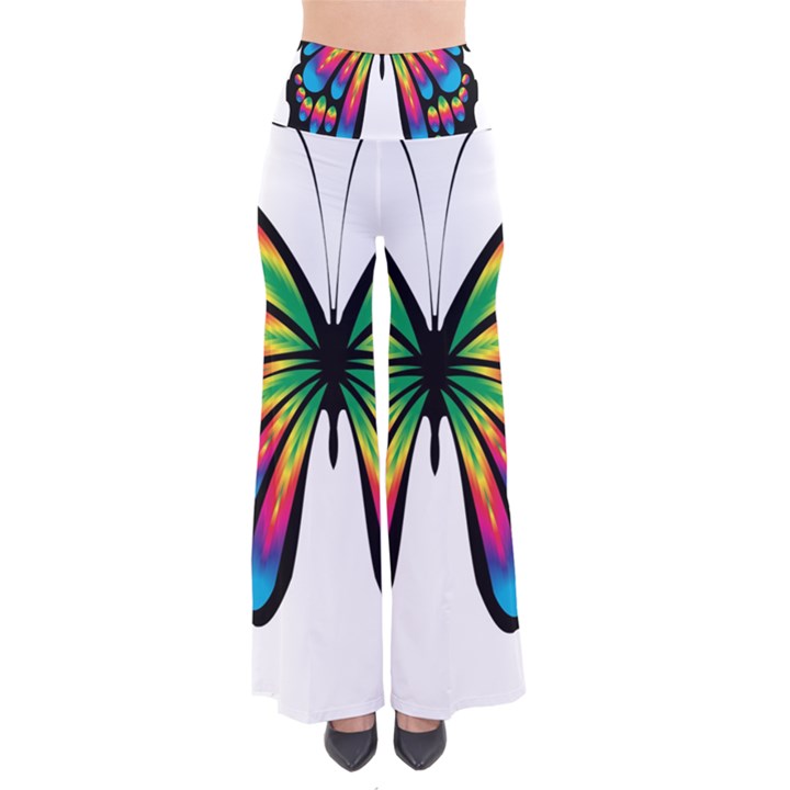 Abstract Animal Art Butterfly So Vintage Palazzo Pants