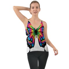 Abstract Animal Art Butterfly Cami by Simbadda