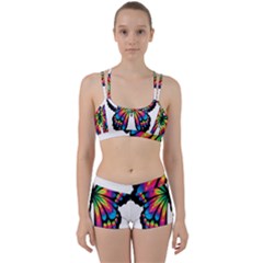 Abstract Animal Art Butterfly Women s Sports Set by Simbadda