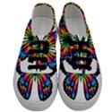 Abstract Animal Art Butterfly Men s Classic Low Top Sneakers View1