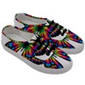 Abstract Animal Art Butterfly Men s Classic Low Top Sneakers View3