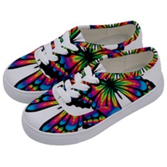 Abstract Animal Art Butterfly Kids  Classic Low Top Sneakers by Simbadda