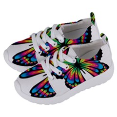 Abstract Animal Art Butterfly Kids  Lightweight Sports Shoes by Simbadda