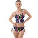 Abstract Animal Art Butterfly Mini Tank Bikini Set View1