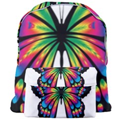 Abstract Animal Art Butterfly Giant Full Print Backpack by Simbadda