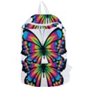 Abstract Animal Art Butterfly Foldable Lightweight Backpack View1