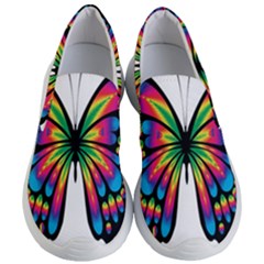 Abstract Animal Art Butterfly Women s Lightweight Slip Ons by Simbadda