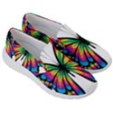 Abstract Animal Art Butterfly Women s Lightweight Slip Ons View3