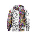 Brain Mind Anatomy Kids  Pullover Hoodie View2