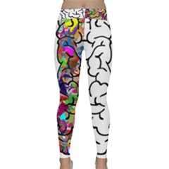 Brain Mind Anatomy Classic Yoga Leggings by Simbadda