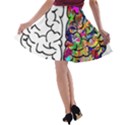 Brain Mind Anatomy A-line Skater Skirt View2