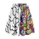 Brain Mind Anatomy High Waist Skirt View1