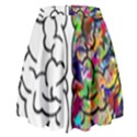 Brain Mind Anatomy High Waist Skirt View2