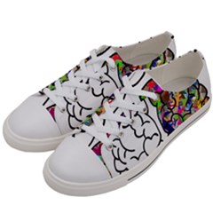 Brain Mind Anatomy Women s Low Top Canvas Sneakers by Simbadda