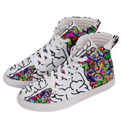 Brain Mind Anatomy Men s Hi-top Skate Sneakers by Simbadda