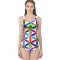 Flower Of Life Sacred Geometry One Piece Swimsuit View1