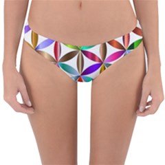 Flower Of Life Sacred Geometry Reversible Hipster Bikini Bottoms