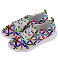 Flower Of Life Sacred Geometry Women s Lightweight Sports Shoes by Simbadda