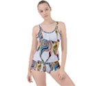 Horse Equine Psychedelic Abstract Boyleg Tankini Set  View1