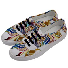 Horse Equine Psychedelic Abstract Men s Classic Low Top Sneakers by Simbadda