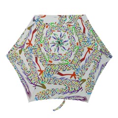 Dragon Asian Mythical Colorful Mini Folding Umbrellas by Simbadda