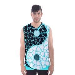 Yin Yang Eastern Asian Philosophy Men s Basketball Tank Top by Simbadda