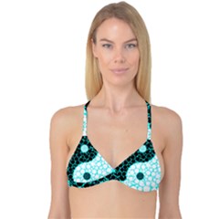 Yin Yang Eastern Asian Philosophy Reversible Tri Bikini Top by Simbadda