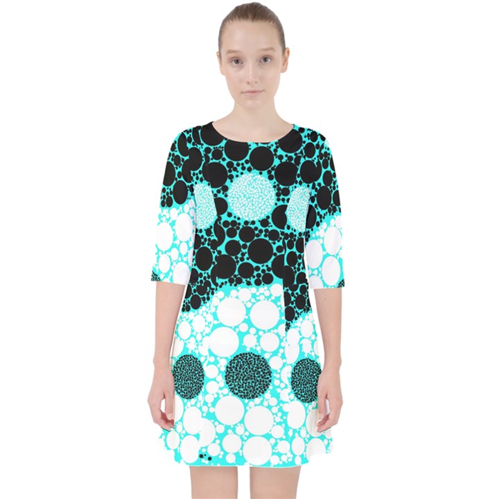 Yin Yang Eastern Asian Philosophy Pocket Dress