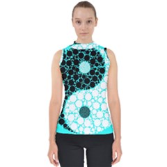 Yin Yang Eastern Asian Philosophy Shell Top by Simbadda