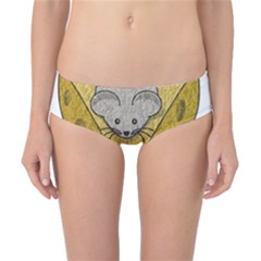 Cheese Rat Mouse Mice Food Cheesy Classic Bikini Bottoms by Simbadda