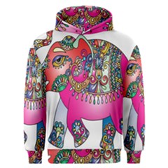 Elephant Pachyderm Animal Men s Overhead Hoodie by Simbadda