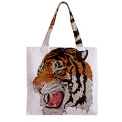 Tiger Tiger Png Lion Animal Zipper Grocery Tote Bag by Simbadda