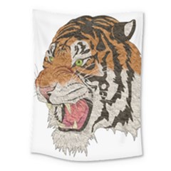 Tiger Tiger Png Lion Animal Medium Tapestry by Simbadda