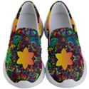 Mandala Floral Flower Abstract Kid s Lightweight Slip Ons View1