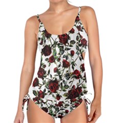 Red Roses print Tankini Set