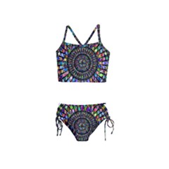 Mandala Decorative Ornamental Girls  Tankini Swimsuit