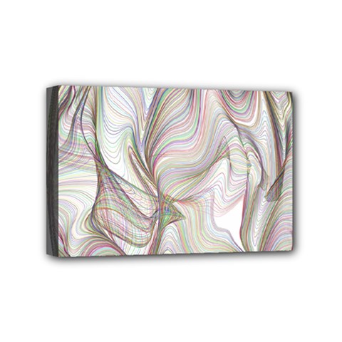 Abstract Geometric Line Art Mini Canvas 6  X 4  by Simbadda