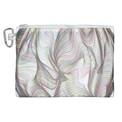 Abstract Geometric Line Art Canvas Cosmetic Bag (xl) by Simbadda