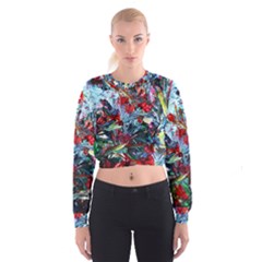 Eden Garden 5 Cropped Sweatshirt by bestdesignintheworld