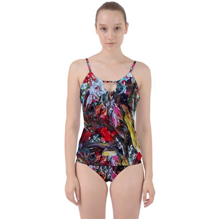 Eden Garden 6 Cut Out Top Tankini Set