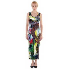 Eden Garden 3 Fitted Maxi Dress by bestdesignintheworld