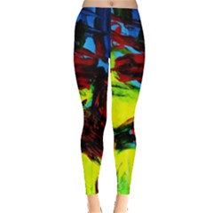 Perfect Night  For Samurai 1 Leggings  by bestdesignintheworld