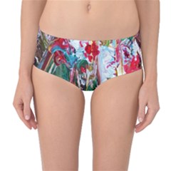 Eden Garden 2 Mid-waist Bikini Bottoms by bestdesignintheworld