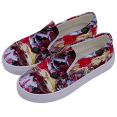 Eden Garden 1 Kids  Canvas Slip Ons by bestdesignintheworld