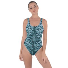 Turquoise Leopard Print Bring Sexy Back Swimsuit by CasaDiModa