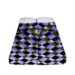 Hypnotic Geometric Pattern Fitted Sheet (full/ Double Size) by dflcprints