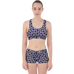 Hypnotic Geometric Pattern Work It Out Gym Set by dflcprints